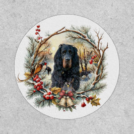 Gordon Setter Christmas Joy – Seasonal Dog Art