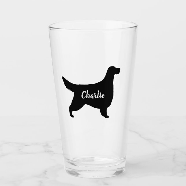 Gordon Setter Silhouette Personalizado Perro Lover (Anverso)