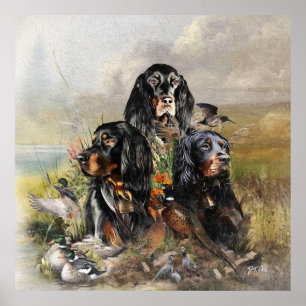 Gordon Setters , Pasión por las Aves , Arte