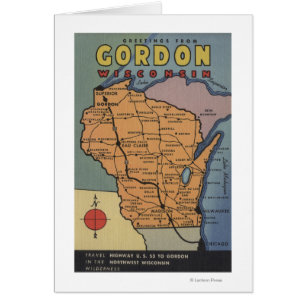 Gordon, Wisconsin - escenas grandes de la letra