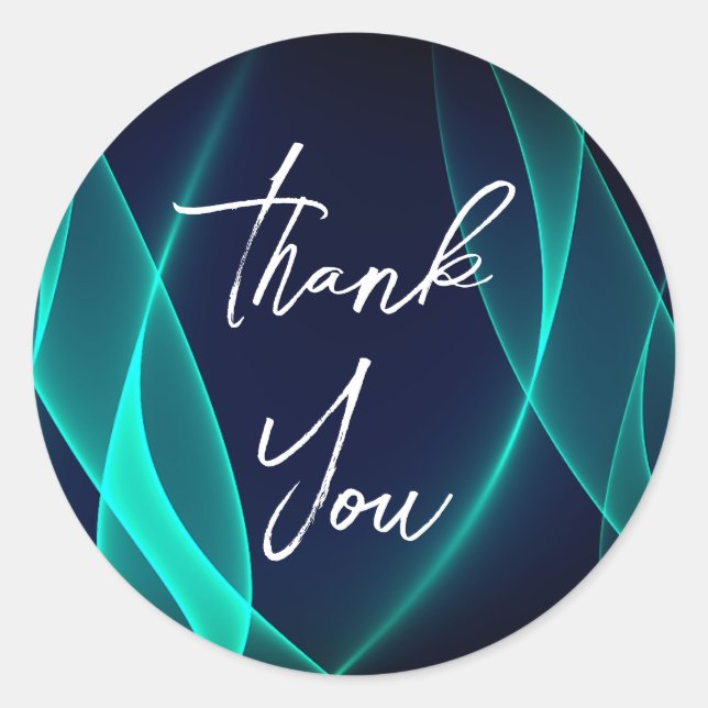 Gorgoge gold gracias pegatinas (Anverso)