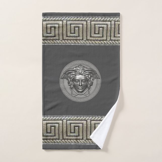 Gorgono de plata - Invitado Medusa / regalo (Toalla de mano)