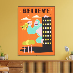 Gorila Ape Monster retro arte pop