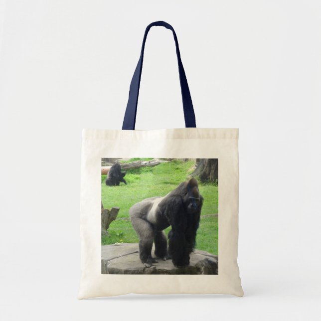 Gorila de Lowland occidental #1 Bolsa de Tote (Frente)