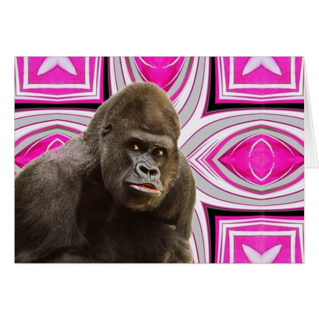 Gorila delgada rosada (Anverso (Horizontal))