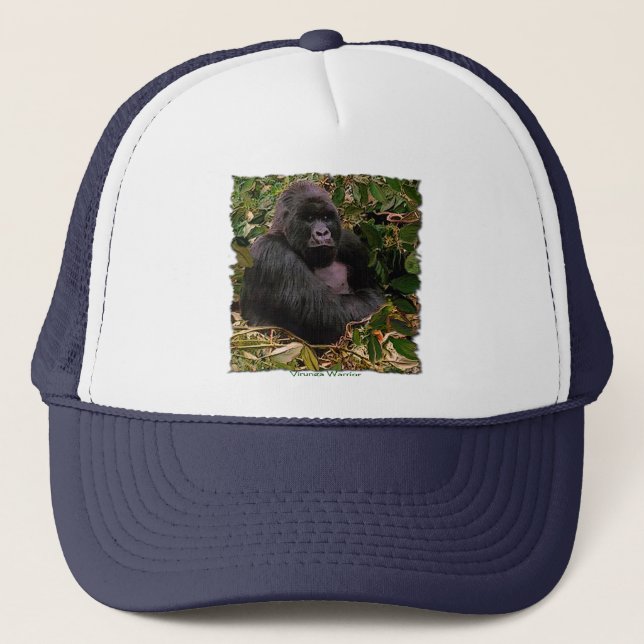Gorilla de montaña Sombrero de Camión de Arte de V (Anverso)