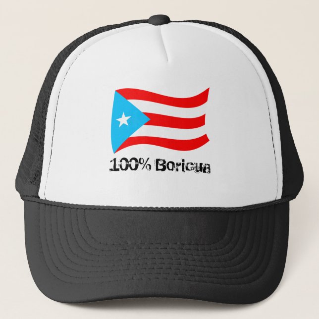 Gorra 100% de la banda Boricua (Anverso)