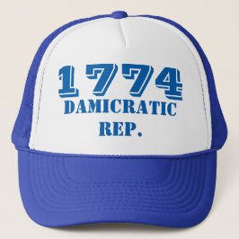 Gorra 1774 del camionero de la república de