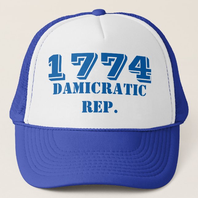 Gorra 1774 del camionero de la república de (Anverso)