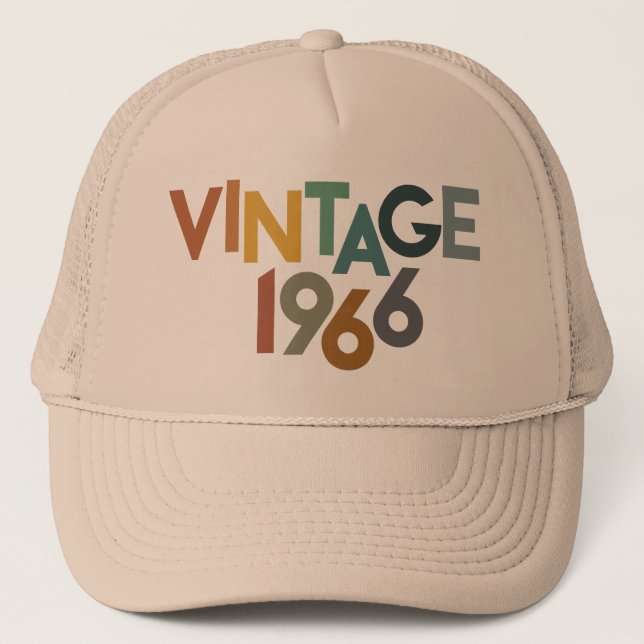 Gorra 1966 del camionero del vintage (Anverso)