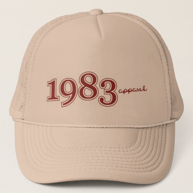 gorra 1983 del camionero del logotipo (Anverso)
