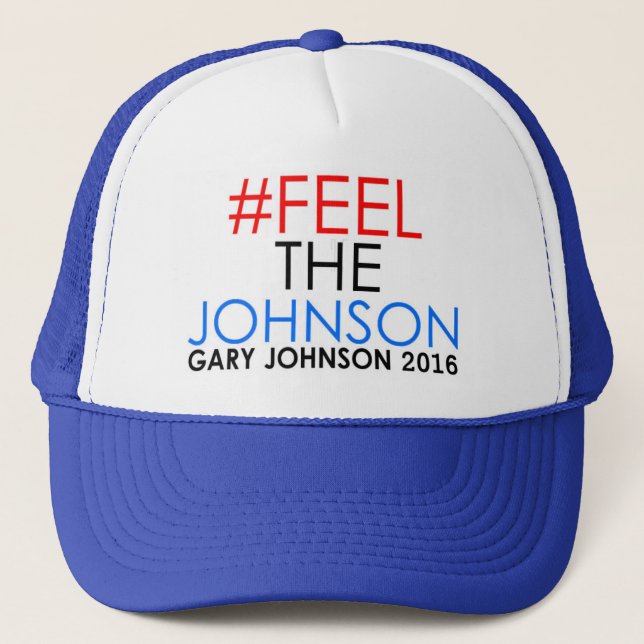 Gorra 2016 del camionero de Gary Johnson del (Anverso)
