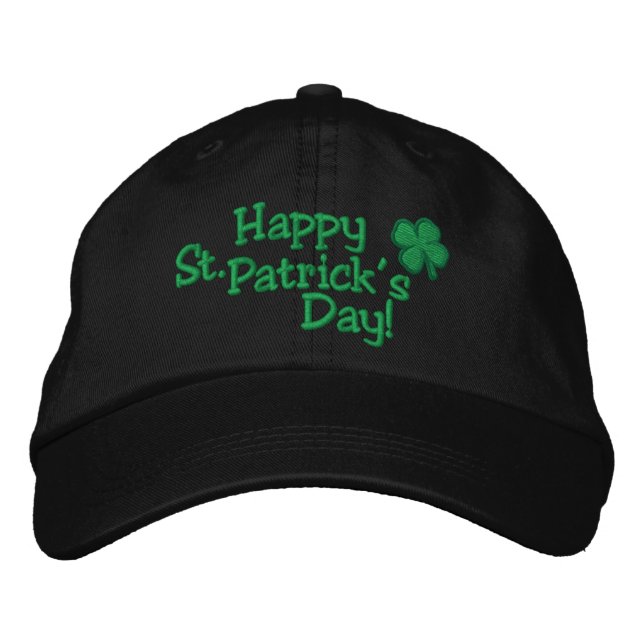 GORRA 2017 del día de St Patrick FELIZ (Anverso)