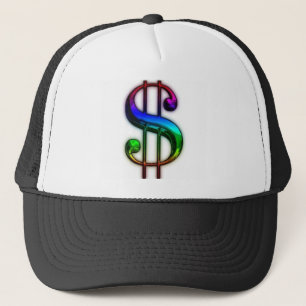 GORRA #3 DEL CAMIONERO DEL RÓTULO DE DÓLAR DEL