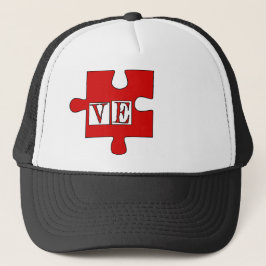 Gorra a juego de los pares divertidos, x2, AMOR