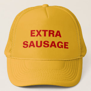 Gorra adicional del camionero de la salchicha