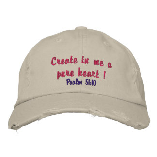 Gorra afligido para las damas de puro corazón vers