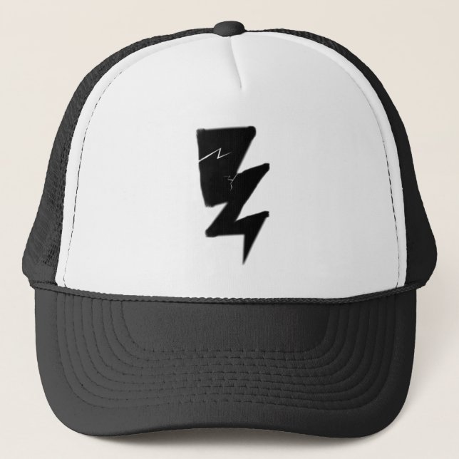 Gorra agrietado del camionero del rayo (Anverso)