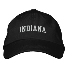 Gorra ajustable de Indiana Embroid Black