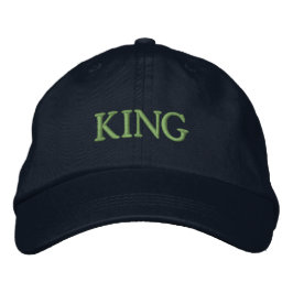 GORRA ajustable de texto KING para el estilo calle