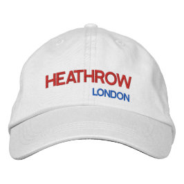 Gorra ajustable del aeropuerto Heathrow de Londres