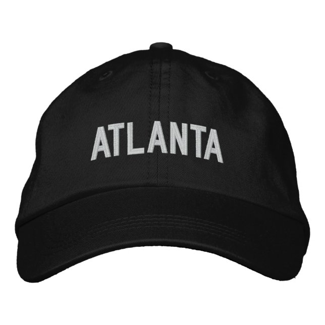 Gorra ajustable personalizado de Atlanta Georgia (Anverso)