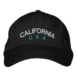 Gorra ajustable personalizado de California USA