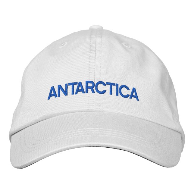Gorra ajustable personalizado de la Antártida (Anverso)