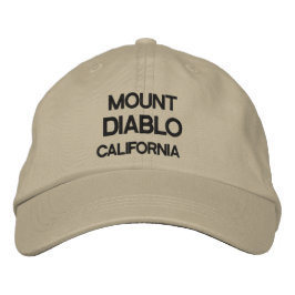 Gorra ajustable personalizado de Mount Diablo