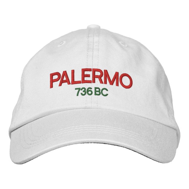 Gorra ajustable personalizado de Palermo Sicilia (Anverso)