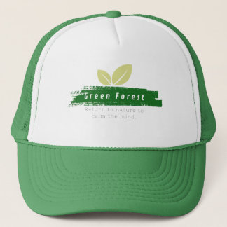 gorra al aire libre verde del bosque