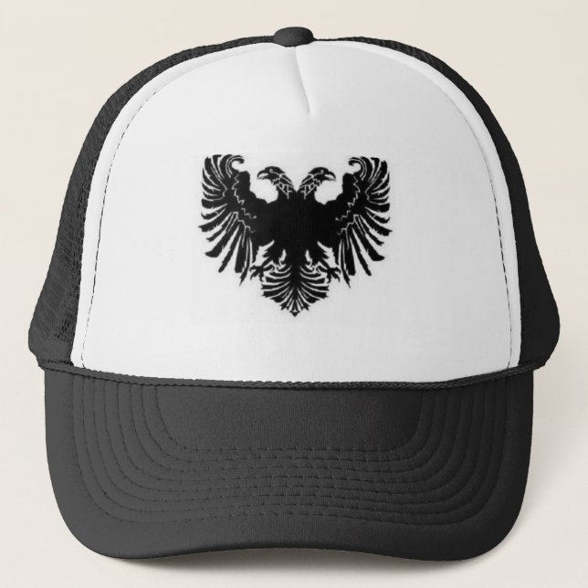 Gorra albanés de Eagle del vintage (Anverso)