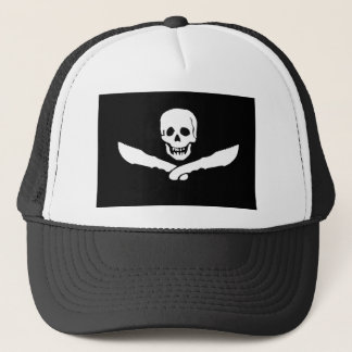 Gorra alegre del camionero del perseguidor