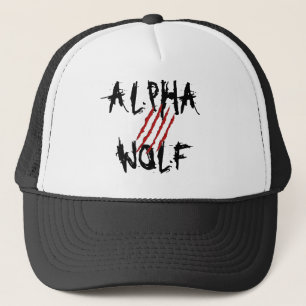 Gorra alfa del camionero de la garra del lobo