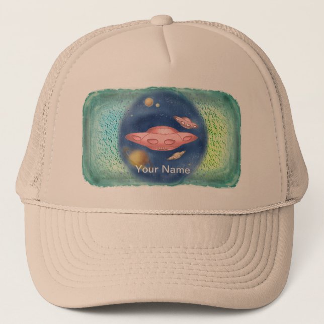 Gorra Alien Red Spaceship (Anverso)