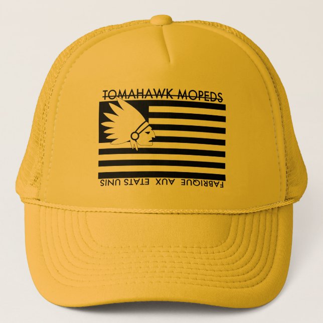 Gorra americano de la nación del ciclomotor de la (Anverso)