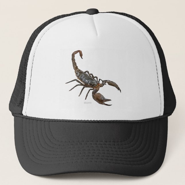 Gorra amistoso del camionero del escorpión (Anverso)