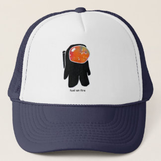 Gorra anaranjado del camionero de los limones