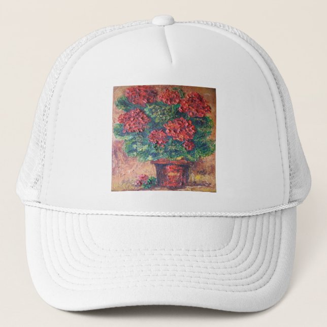 Gorra Ann Hayes pintando belleza roja (Anverso)