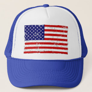 Gorra apenado del camionero de la bandera