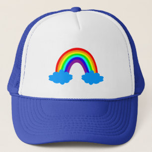Gorra arcoiris y moda nubes/arcos