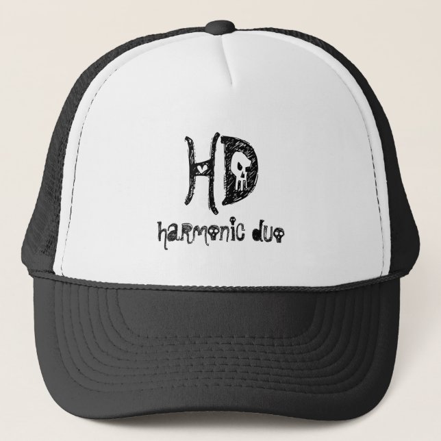 Gorra armónico del camionero del dúo (Anverso)