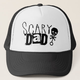 Gorra asustadizo del camionero del papá