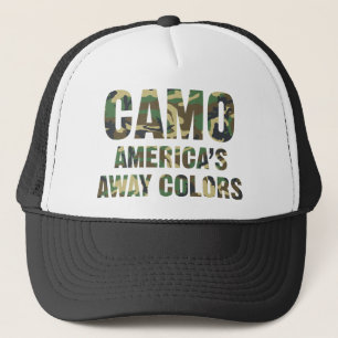 Gorra ausente del camionero de los colores de Camo