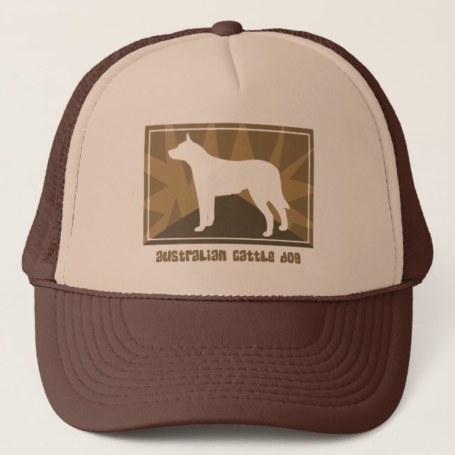 Gorra australiano terroso del perro del ganado (Anverso)