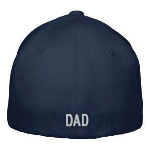 Gorra Azul Bordada con Año de Nacimiento Papá, Fle