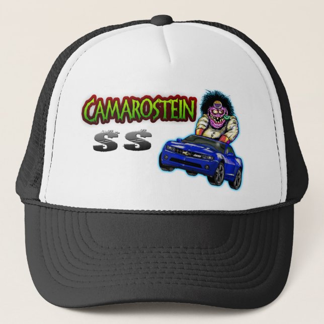 Gorra azul de Chevy Camaro SS (Anverso)