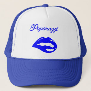 Gorra azul del camionero de los paparazzis
