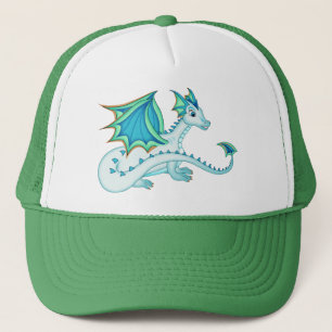 Gorra azul del dragón del hielo