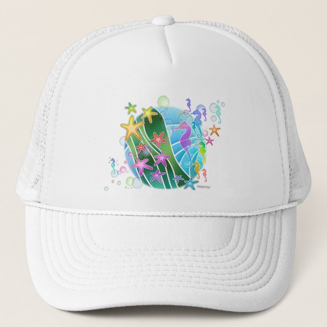 Gorra - bajo arte pop del mar (Anverso)